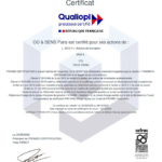 Document officiel certificat qualiopi 2026